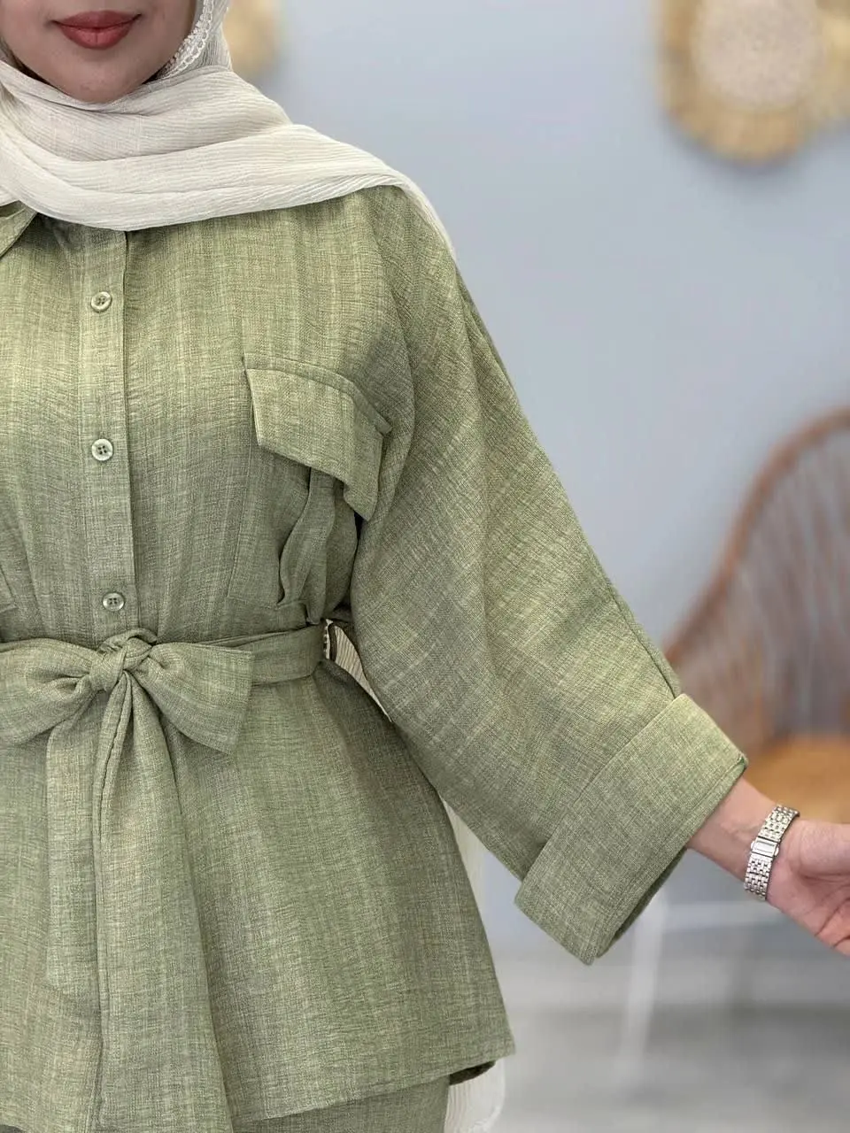 3446-شومیز و شلوار سونیا